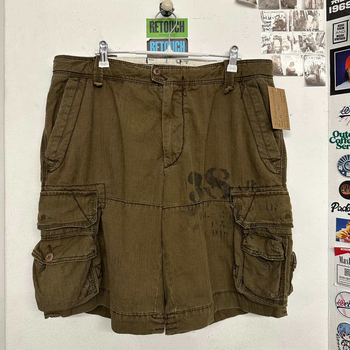 00’s 폴로 헤링본트윌 카고 치노 쇼츠 상품이미지1