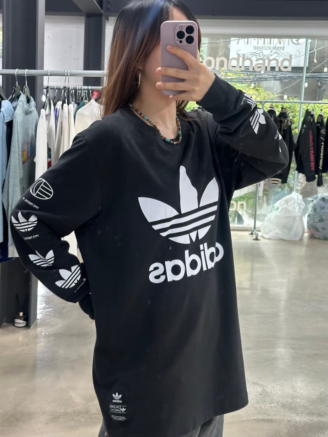 아디다스 파이어버드 트레이포일 롱슬리브긴팔티 상품이미지3