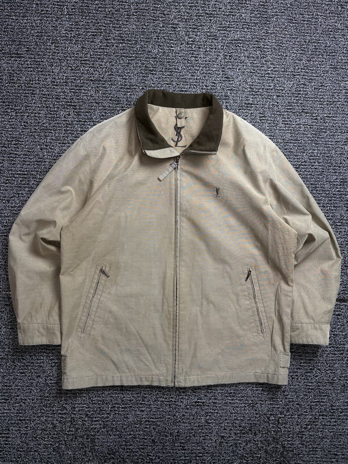 90s YSL 입생로랑 아카이브 블루종 봄버 자켓 2283 상품이미지2