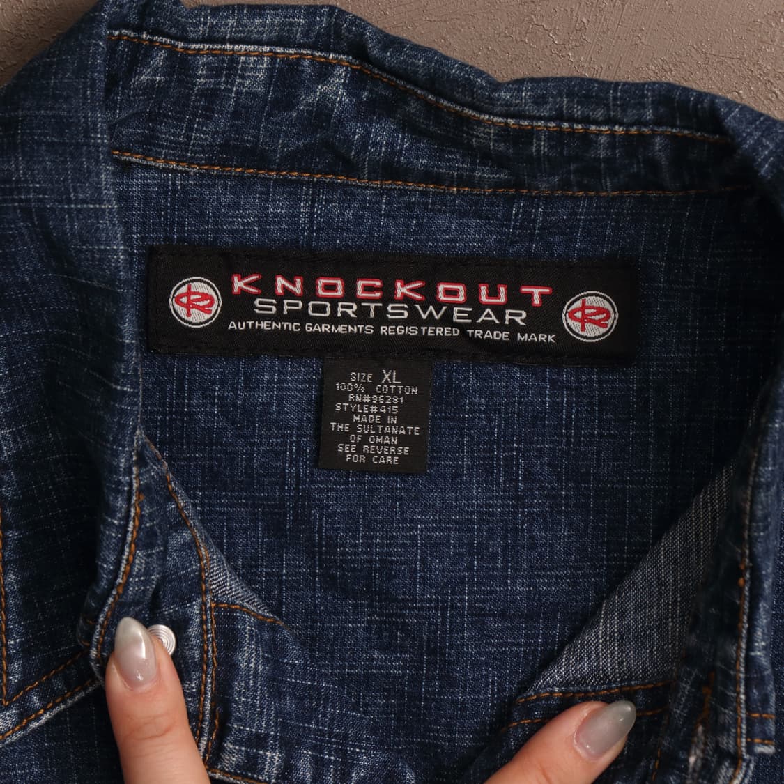 90's 올드스쿨 반팔 데님 자켓 A1690 상품이미지3