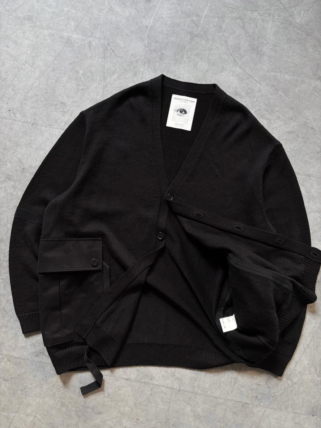 UNDERCOVER 언더커버 오버사이즈 울 니트 가디건 상품이미지4