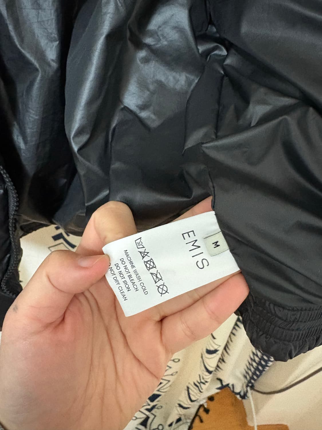 이미스 / DUCK DOWN CROPPED PADDING-BLACK 상품이미지6