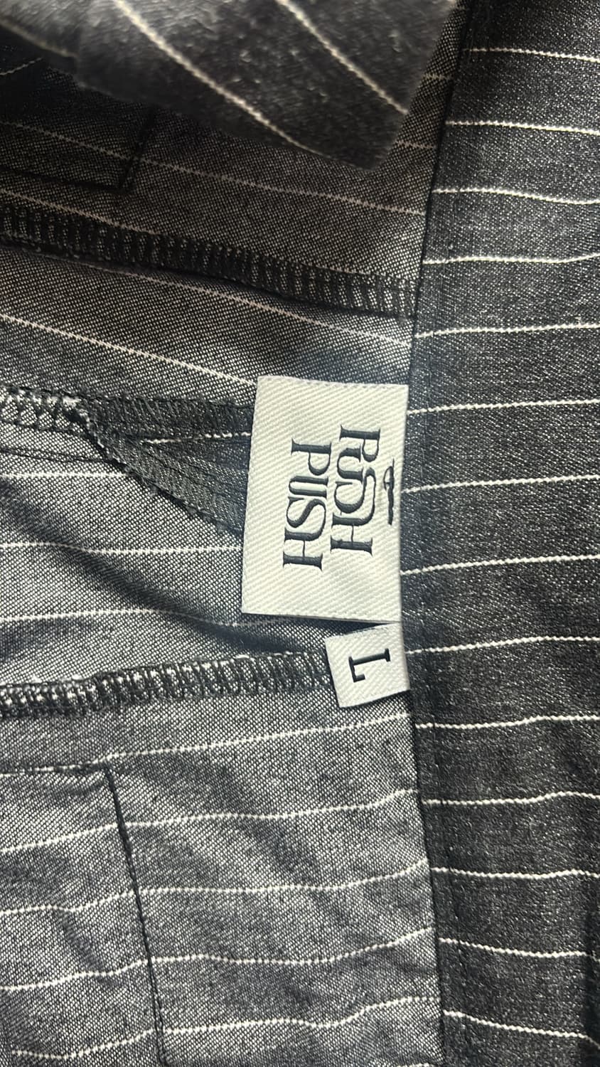 Pushpush 스트라이프 팬츠 L 상품이미지3