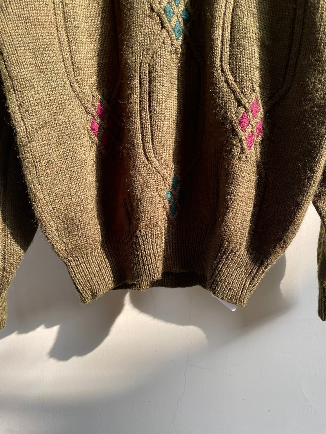 McGregor argyle wool knit 상품이미지3