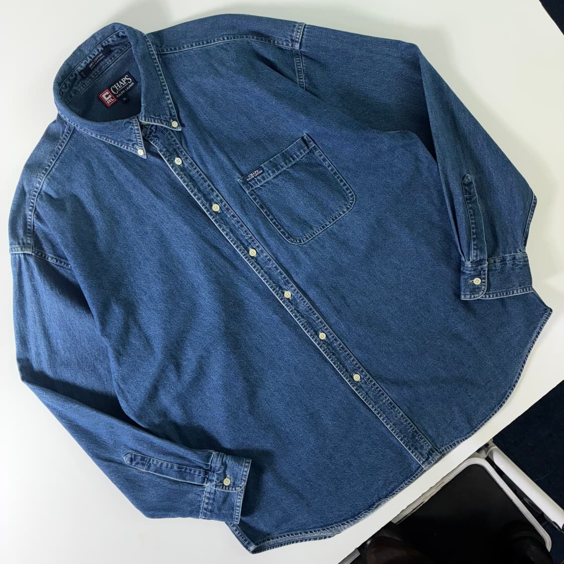 Chaps  챕스 90,s 랄프로렌 데님 셔츠  상품이미지2