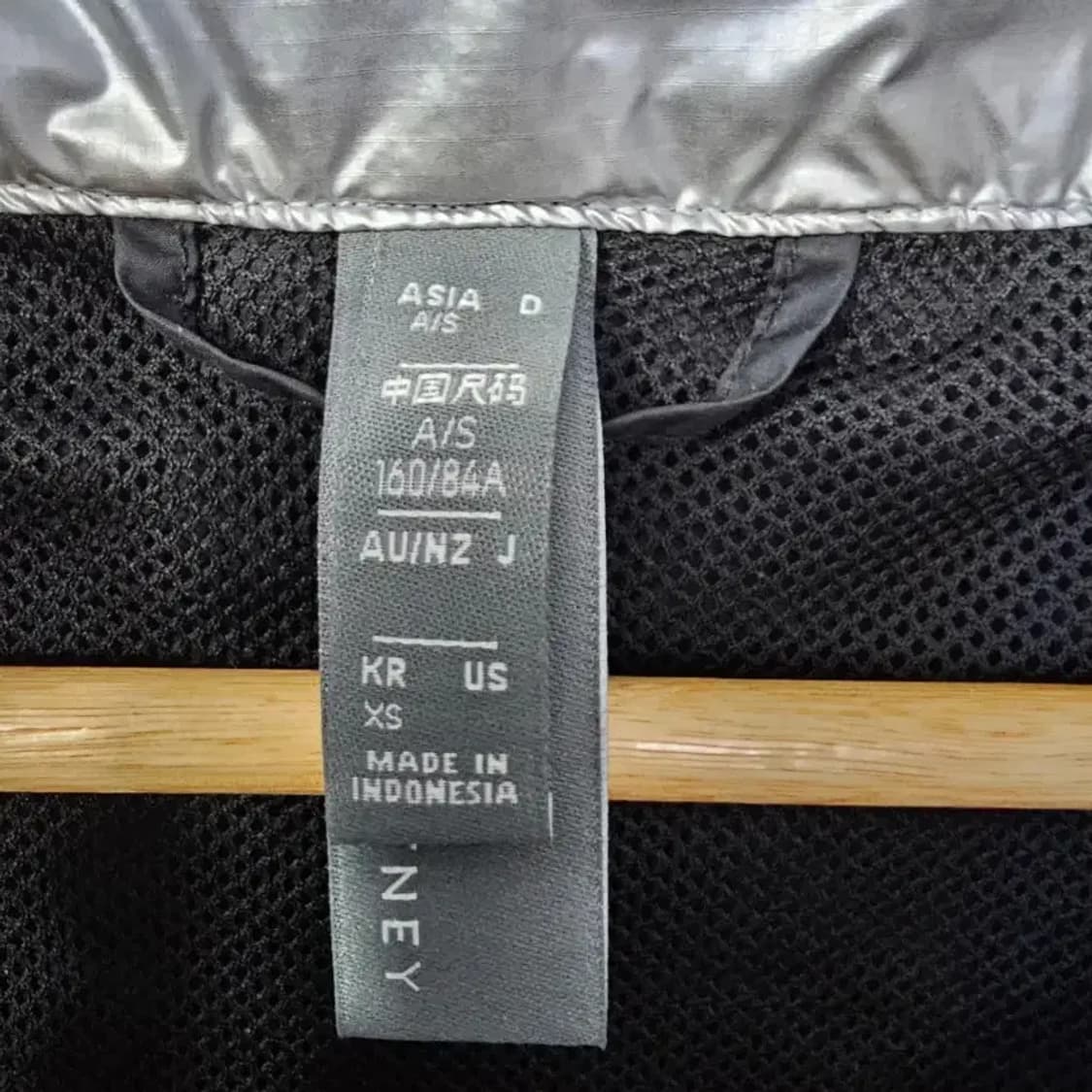 아디다스 스텔라맥카트니 실버 메탈릭 아노락 55반 상품이미지8