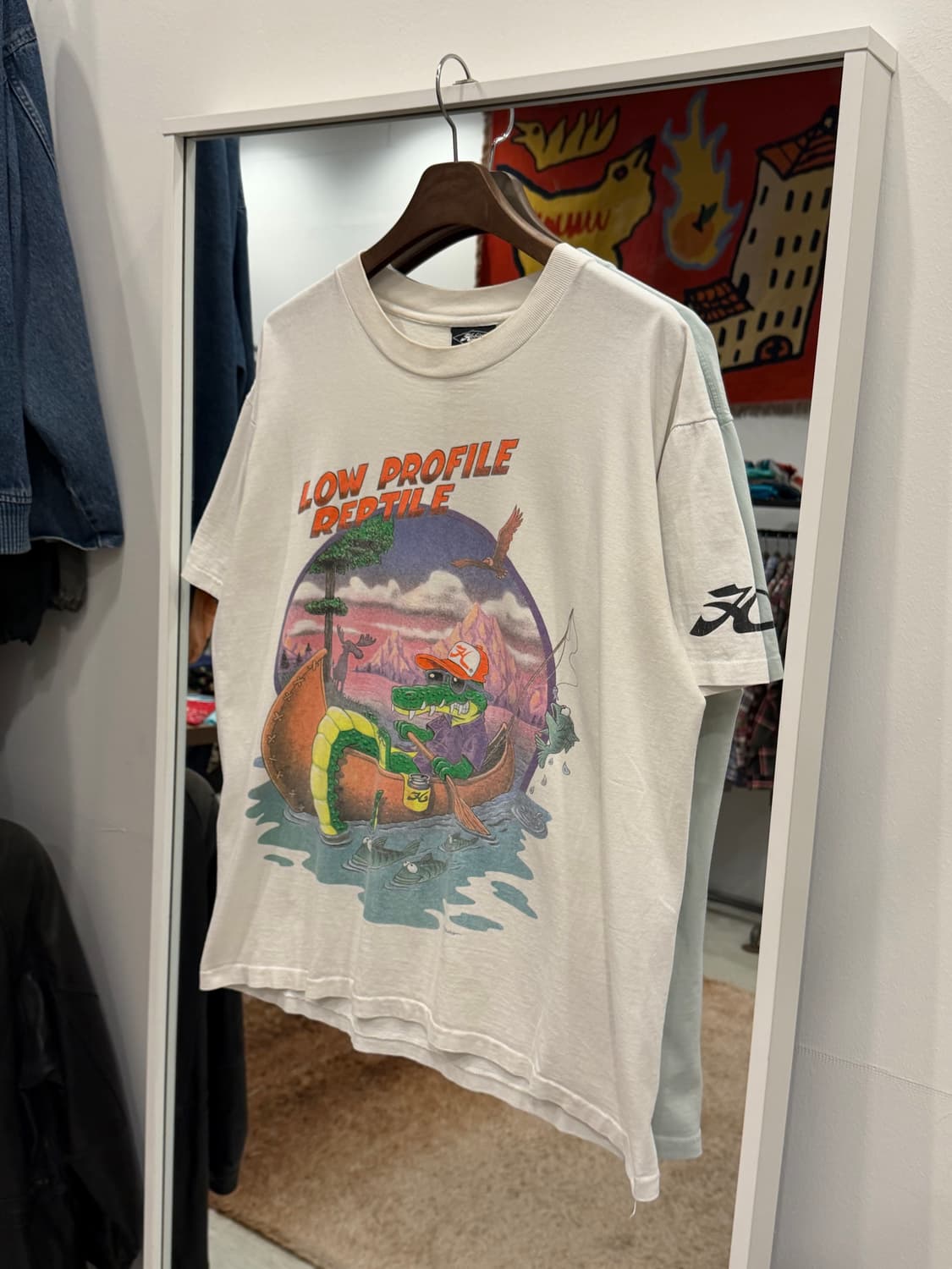 90s Hobie 빈티지 카툰 반팔 티셔츠 (made in USA) 상품이미지1