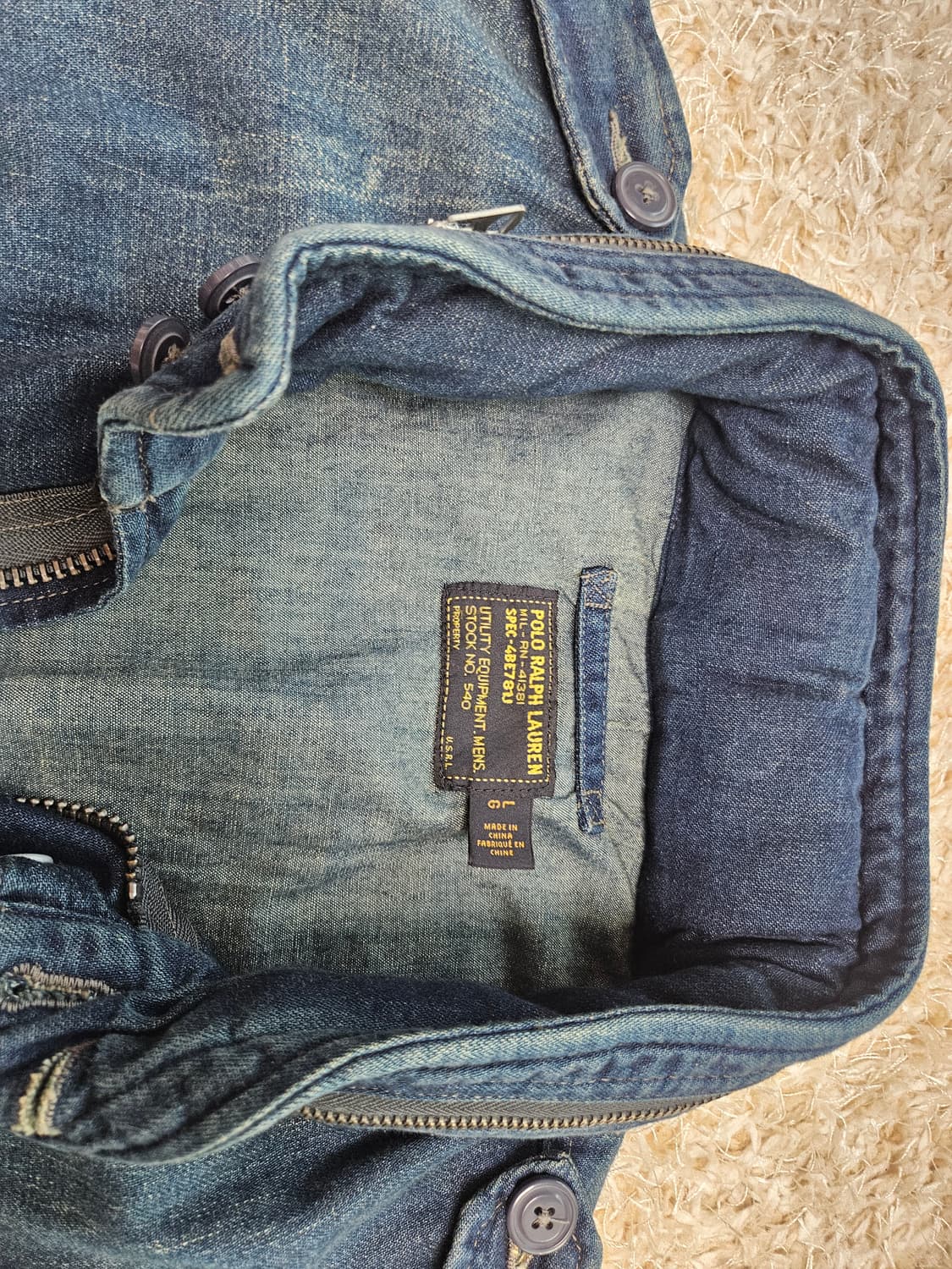 폴로 데님 소령야상 상품이미지2