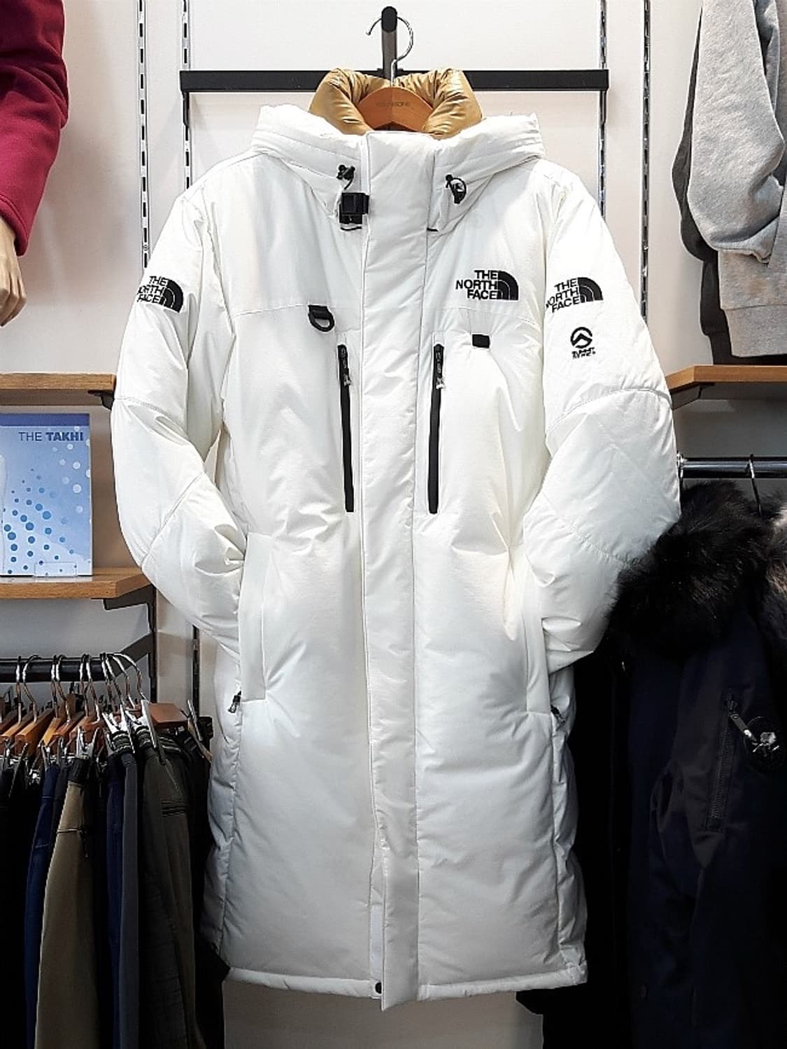 노스 히말라야 롱패 화이트 팔아요 상품이미지3