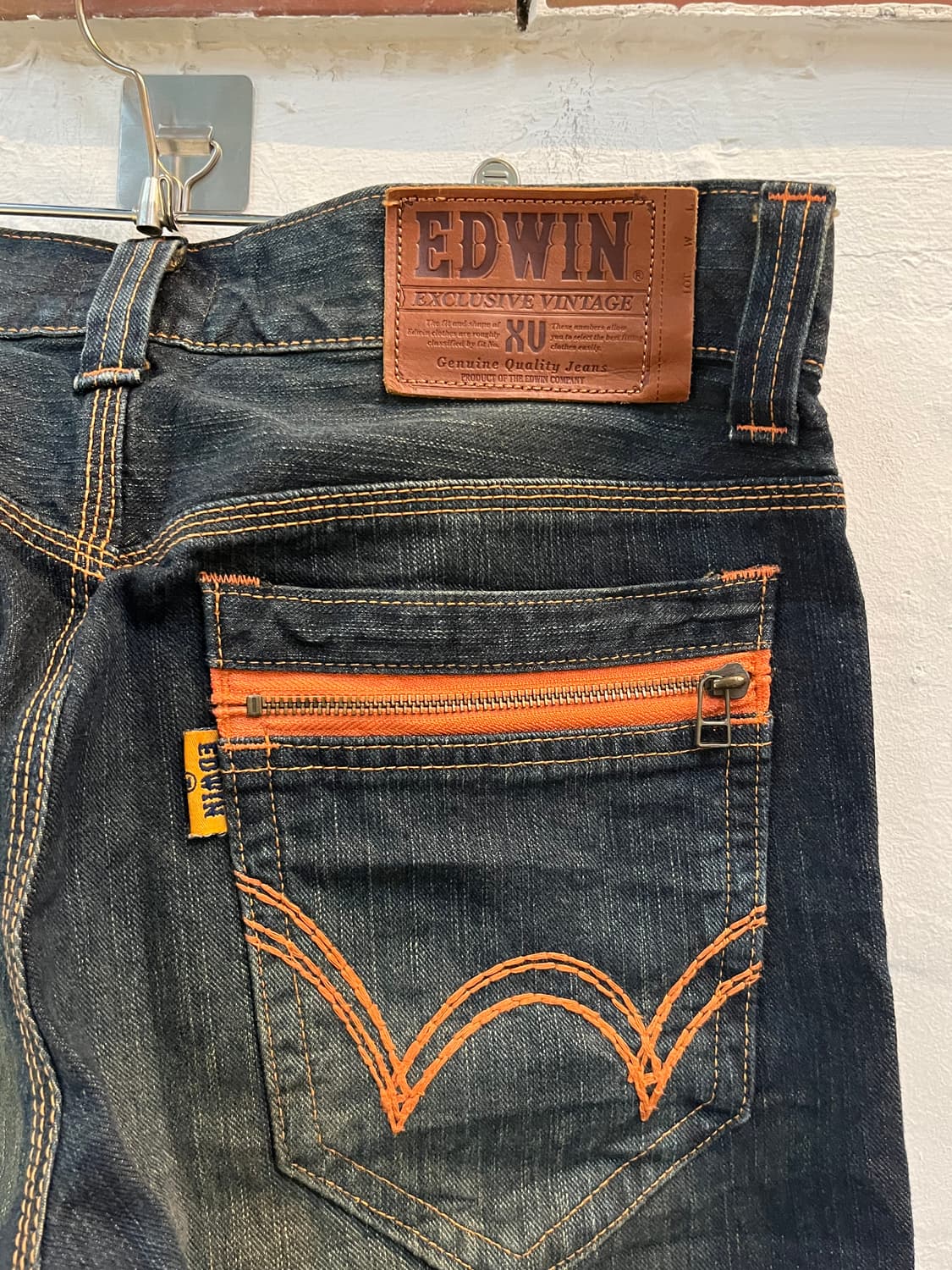 EDWIN 403XVS 플랩 포켓 데님 진 W32 상품이미지8