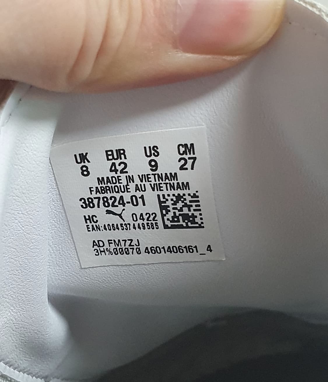 270mm 푸마 아미 트레이너 뮬 화이트 그레이 검  상품이미지9