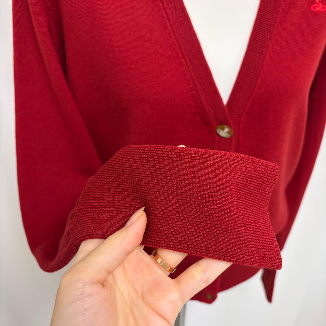 비비안웨스트우드 레드라벨 브이넥 울 가디건 상품이미지8