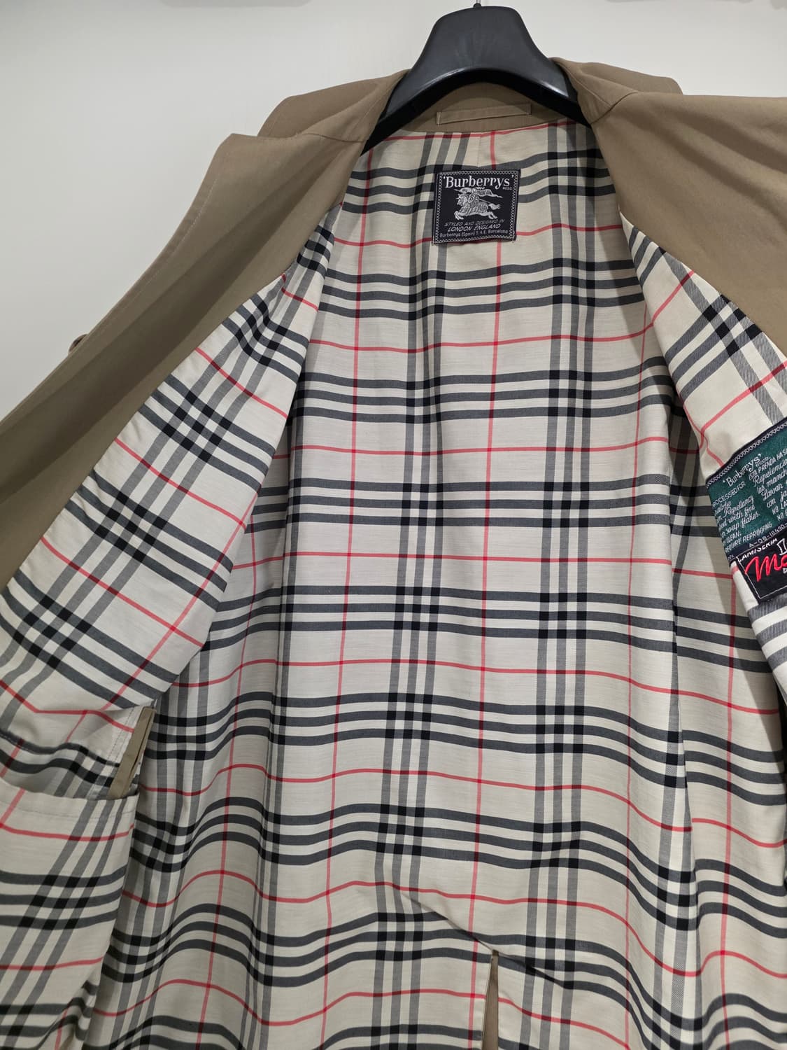 버버리 원패널 싱글 발마칸 코트 상품이미지4