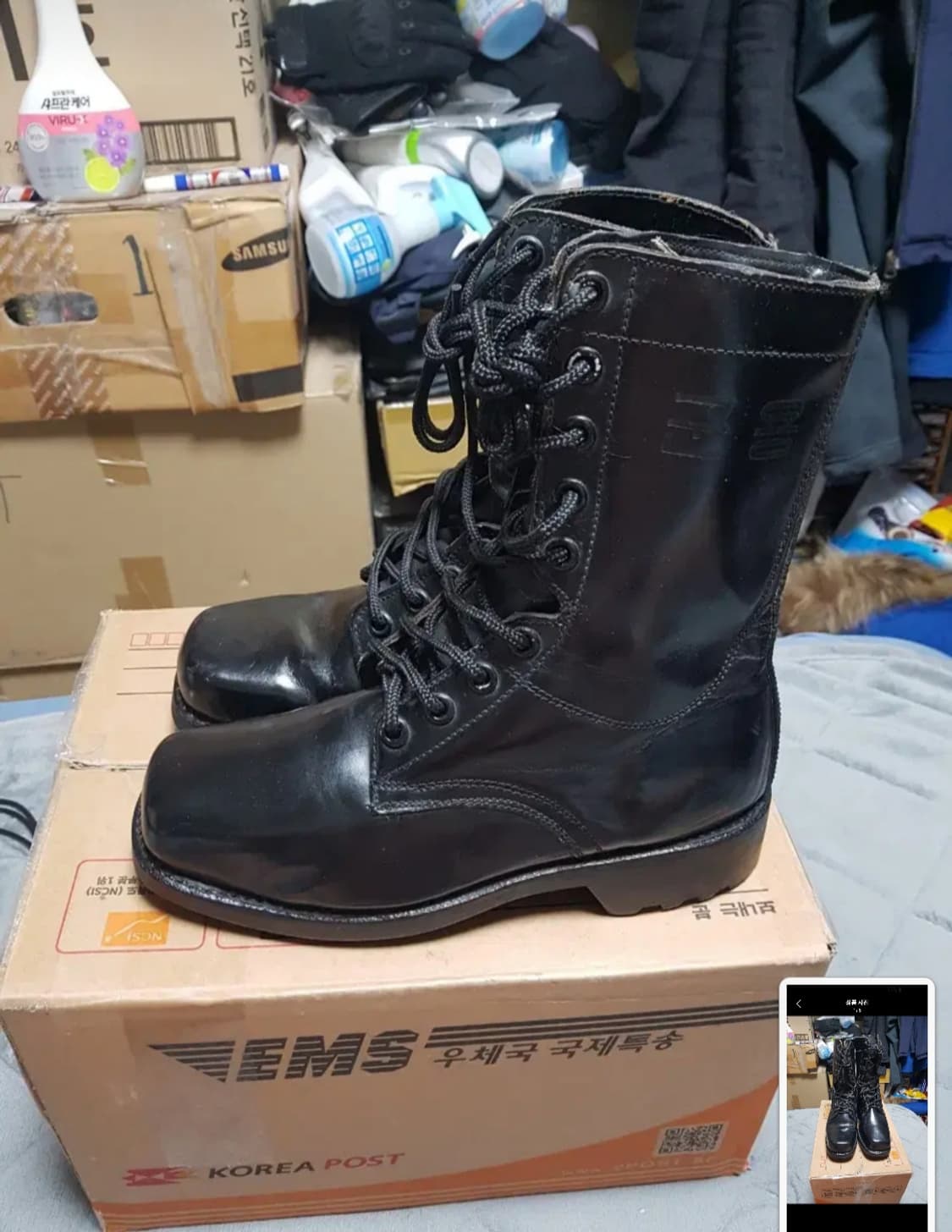 한국군 81년 공수부대 특전사 스키화 250~255 판매 상품이미지2