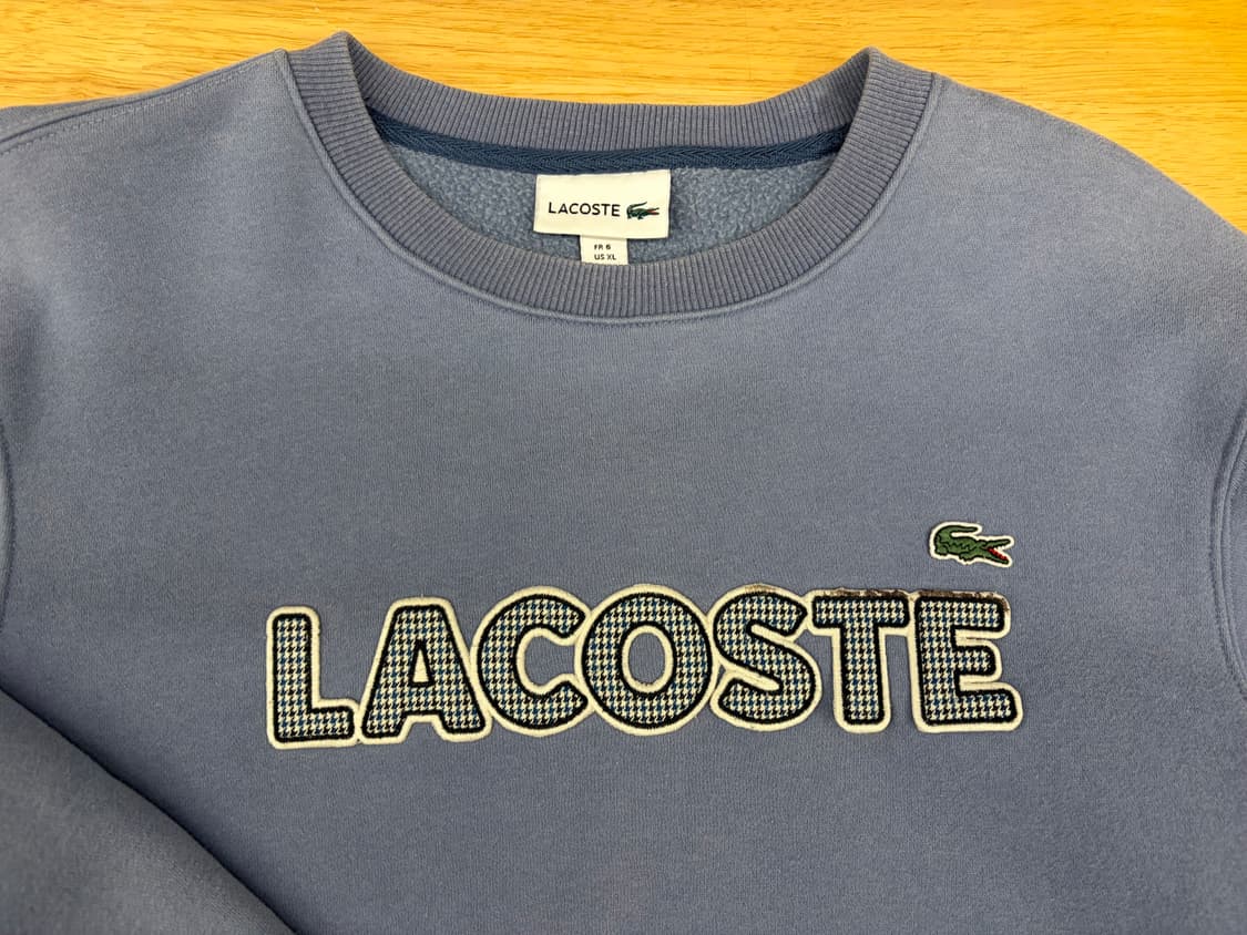 [XL] 라코스테 블루 맨투맨 스웨터 상품이미지2