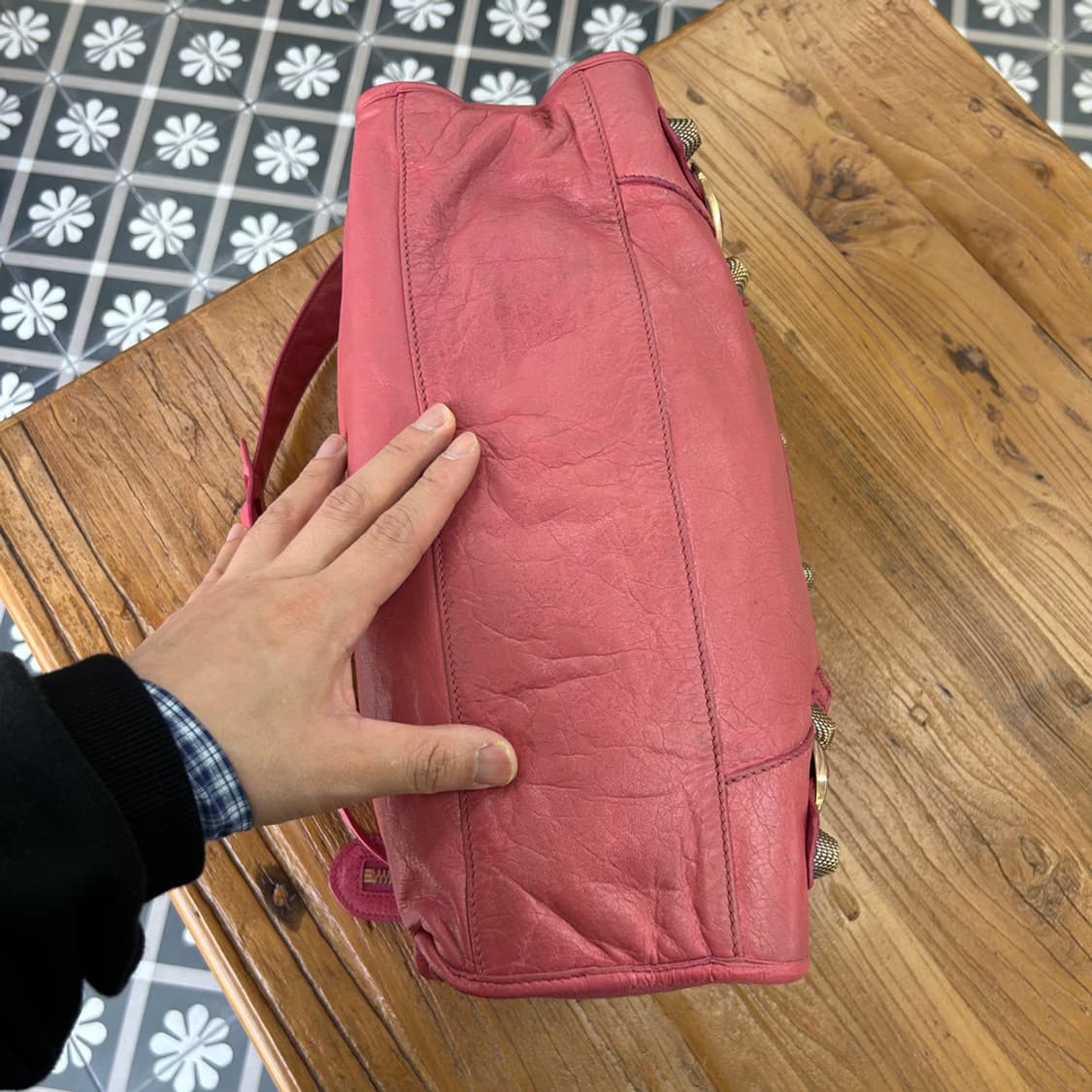 16558 - 발렌시아가 자이언트 시티백 모터백 상품이미지6