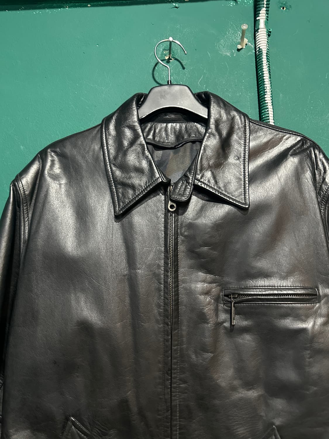 90s소가죽 스포츠자켓105 상품이미지2