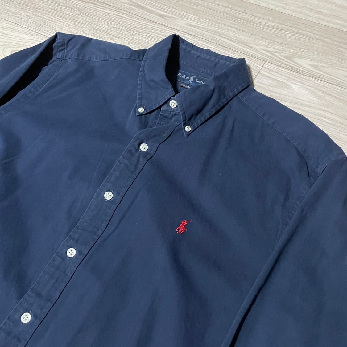 폴로 랄프로렌 셔츠 네이비 XL 상품이미지1