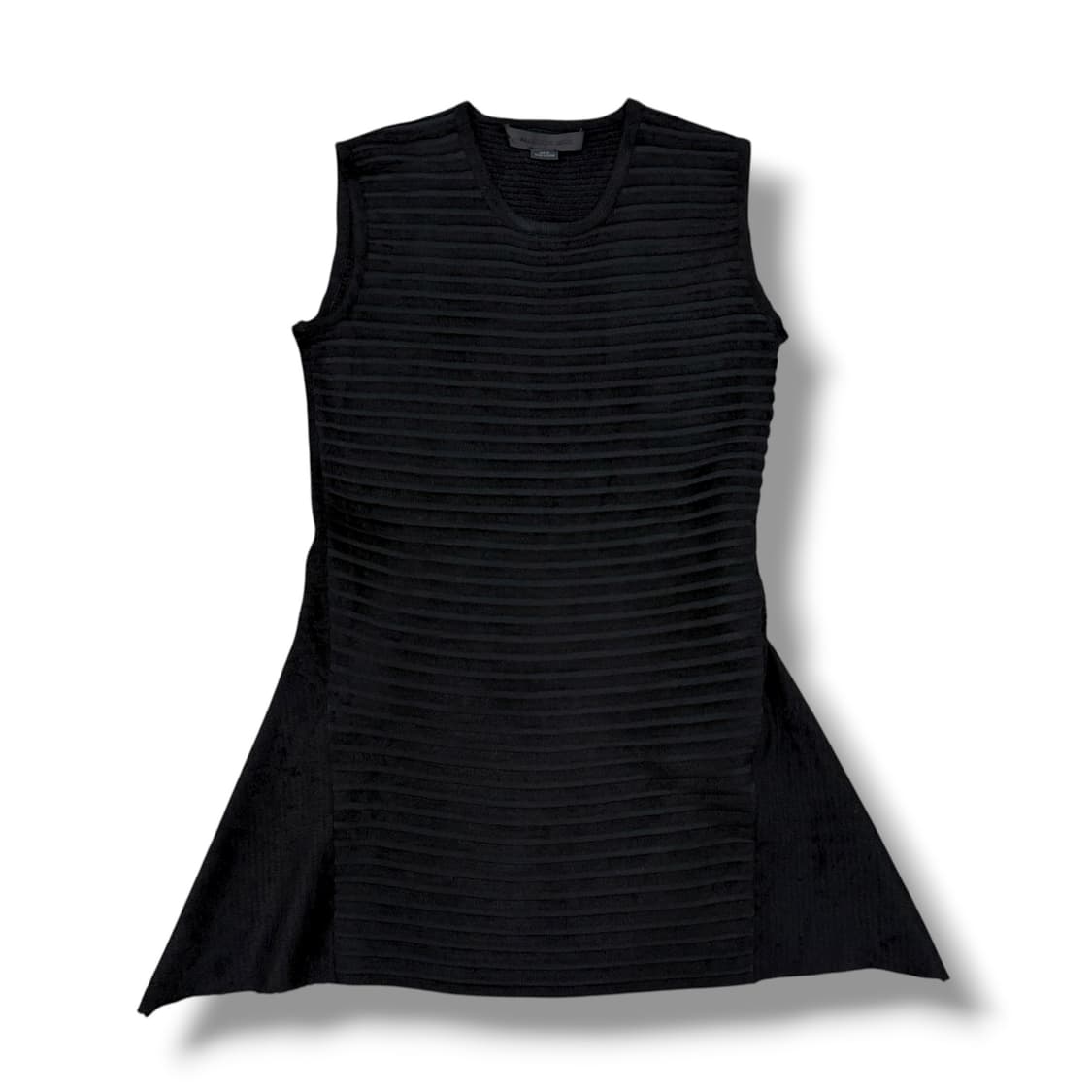 알렉산더왕 벨벳 스트라이프 언발 민소매 니트 상품이미지1