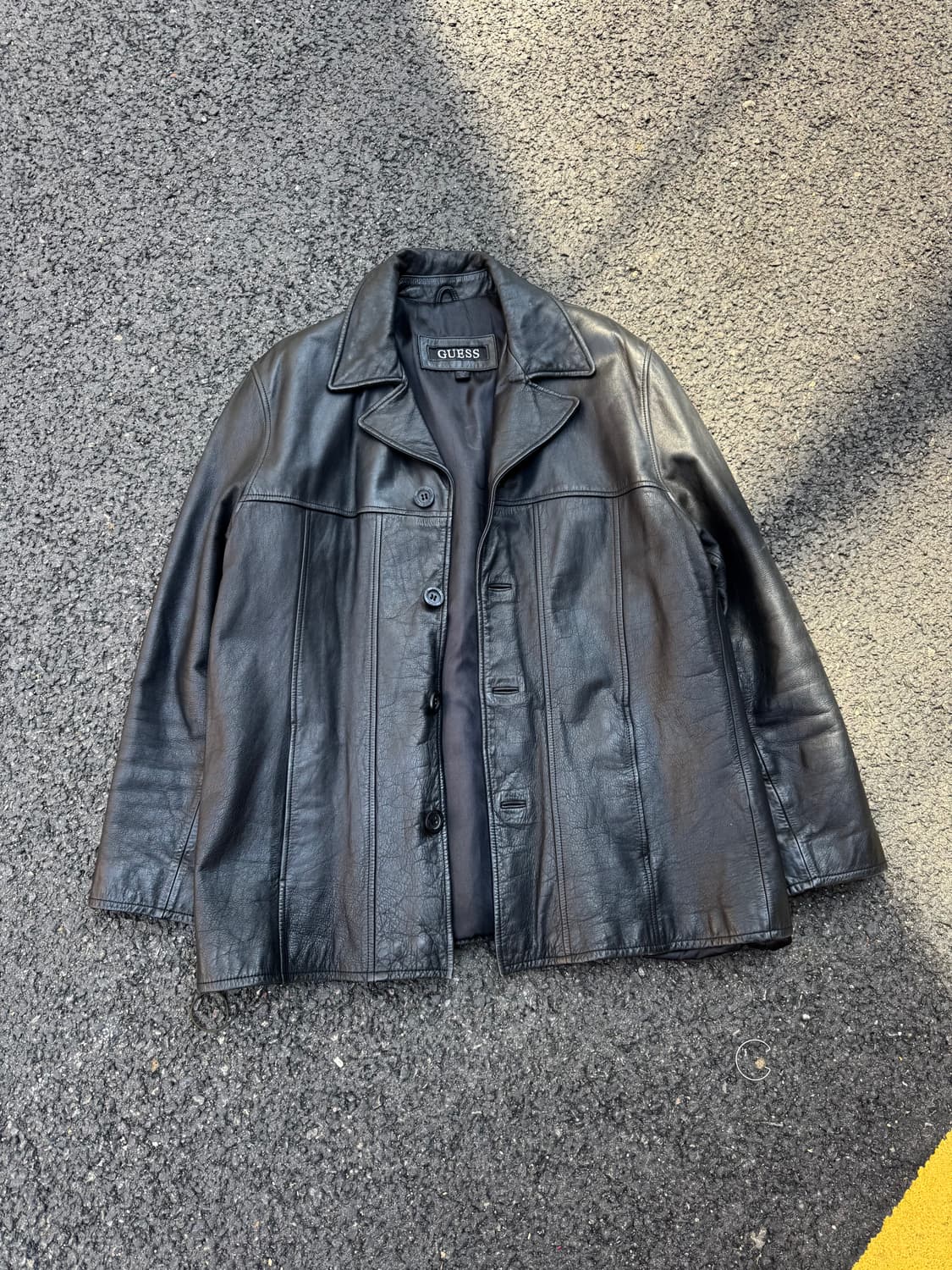 9/00s Guess Leather Jacket  상품이미지2