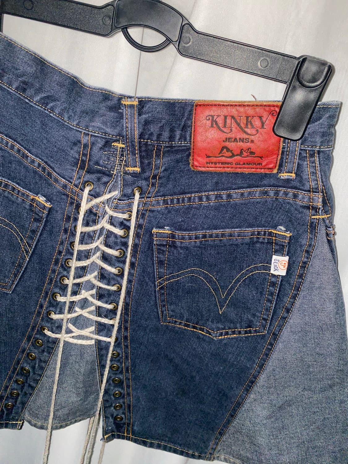 히스테릭글래머 레이스업 미니스커트 상품이미지4