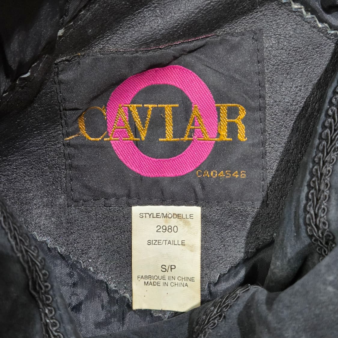 caviar 페이즐리 레더자켓 s09156 상품이미지7