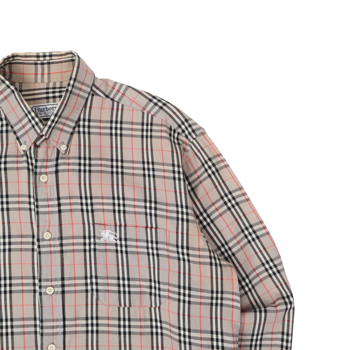 버버리 베이지 노바체크 셔츠 상품이미지3