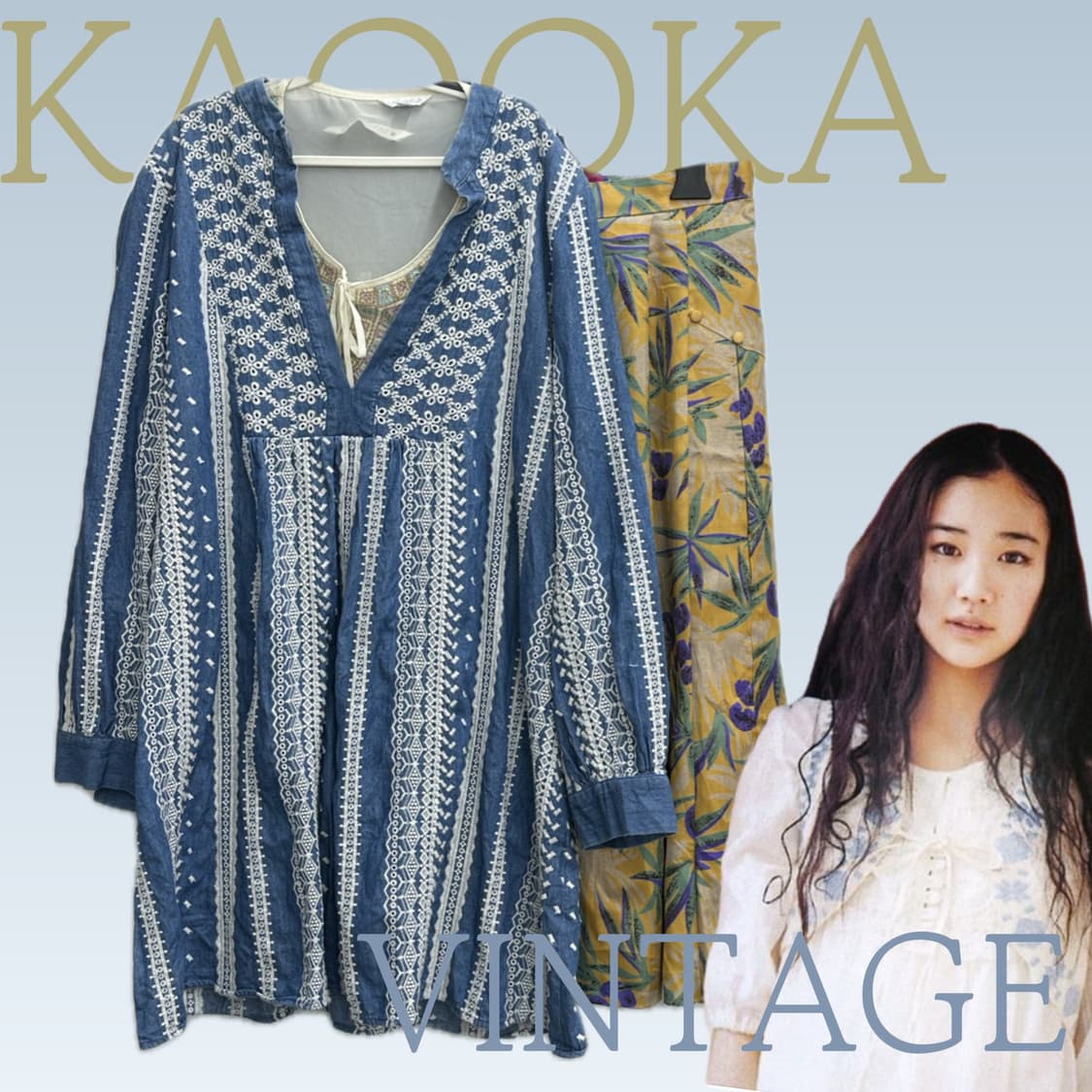 🌿하구미 내일의 캔버스 코디세트🌿 자수 보헤미안 에스닉 원피스 상품이미지1