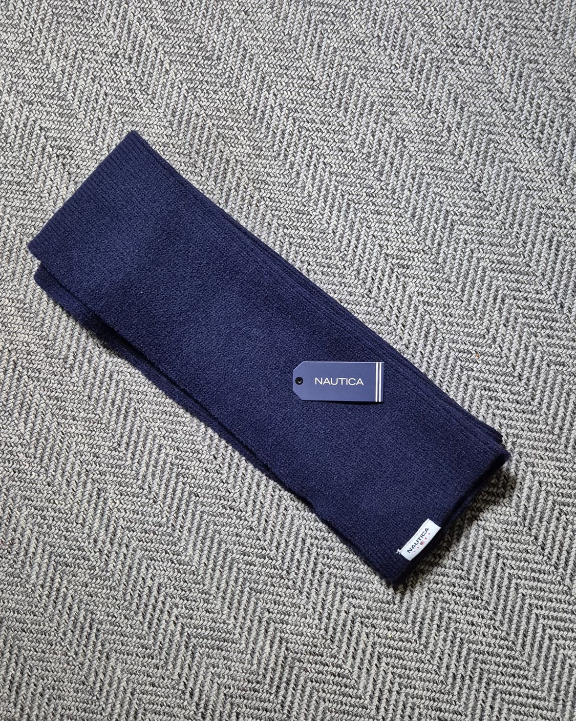 노티카 컴포트 코지 니트 머플러 Navy 새제품 상품이미지1