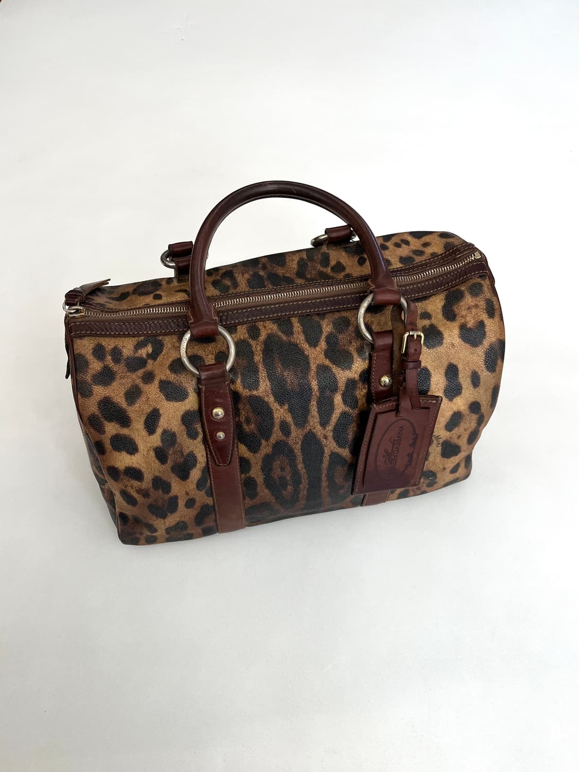 돌체앤가바나 컬렉션 레오파드 보스턴백 상품이미지1