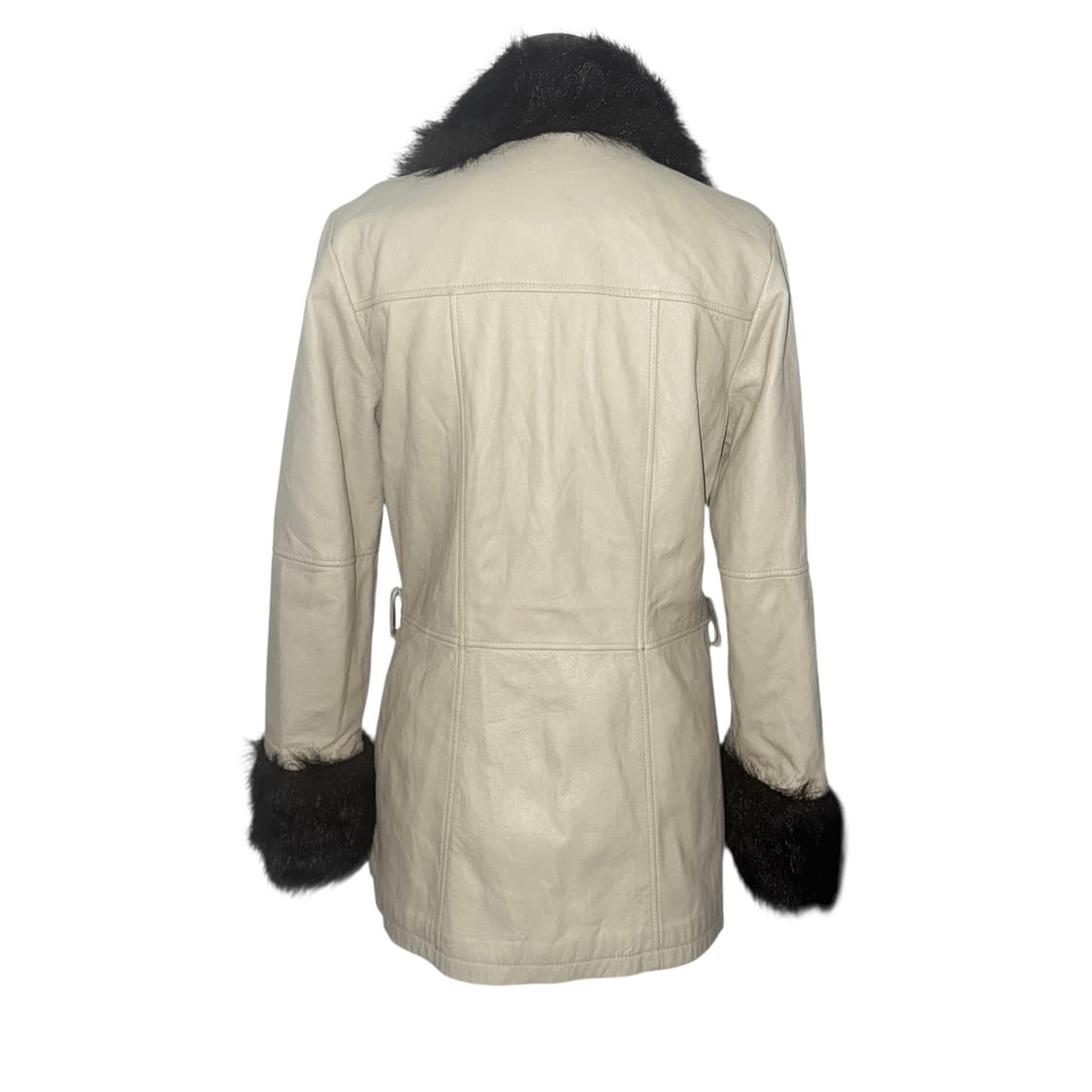 Nude Beige Cow Leather middle Jacket 상품이미지4