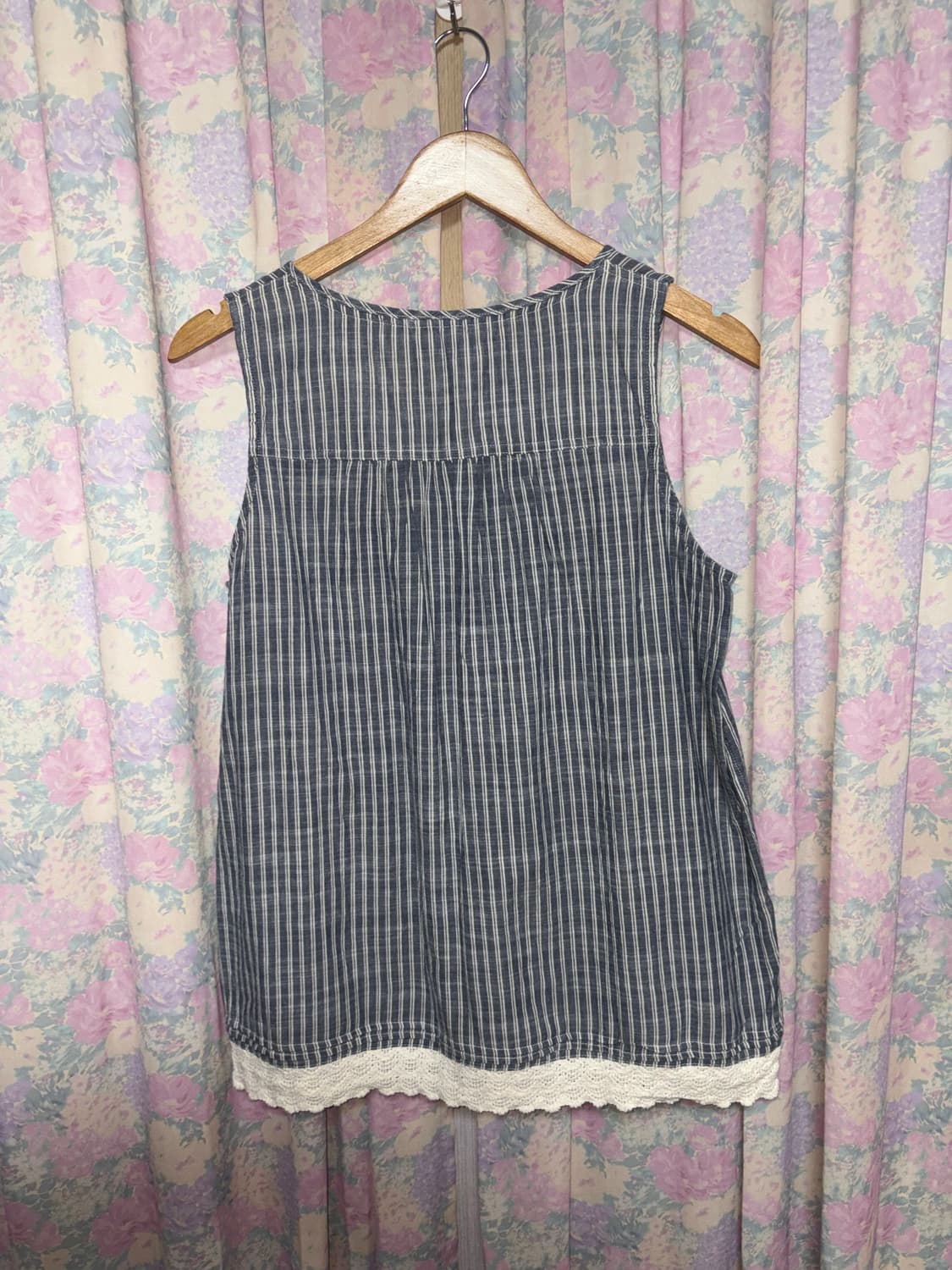 스트라이프 크로쉐 슬리브리스 상품이미지8