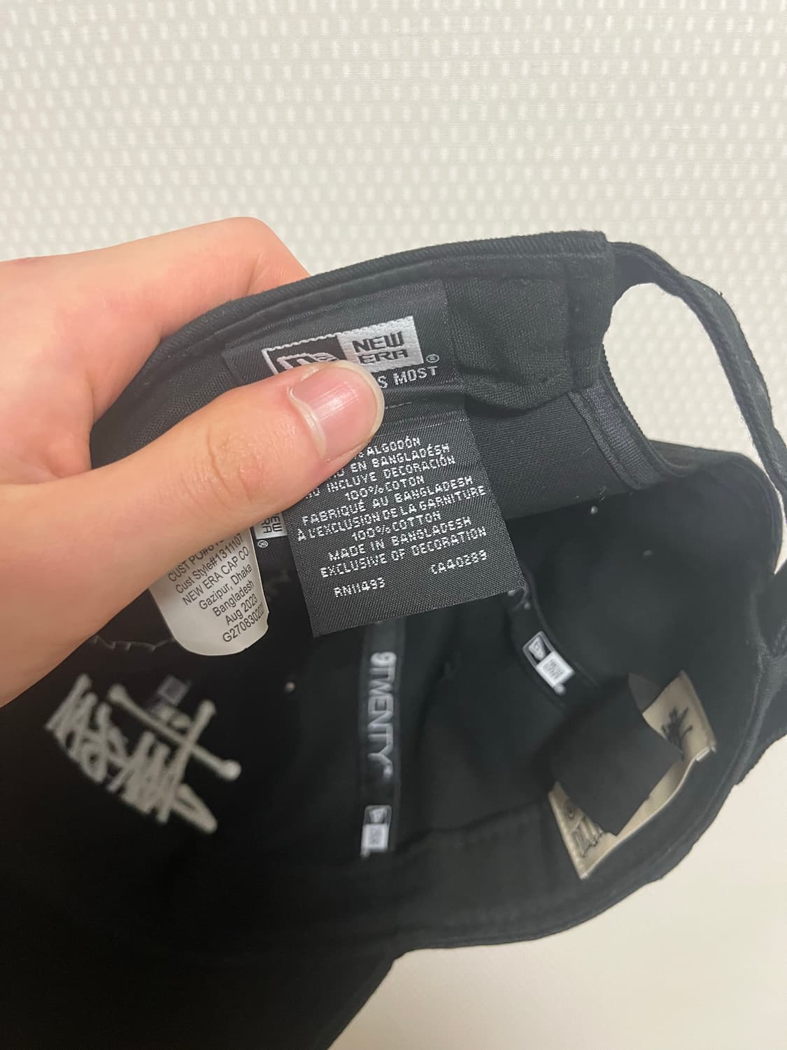 스투시 뉴에라 볼캡 블랙 상품이미지7