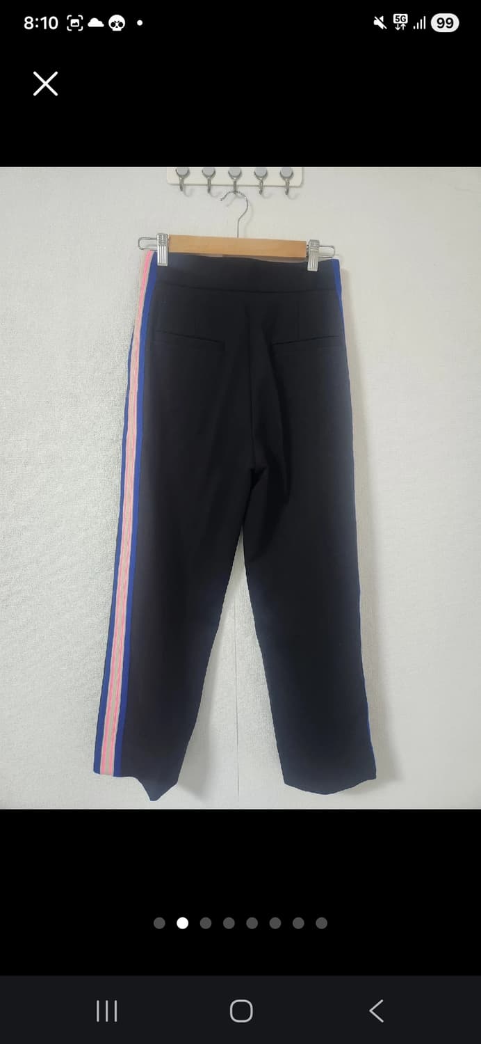 SANDRO 산드로  여성 캐쥬얼 사이드 스트라이프 슬랙스 (정품) 상품이미지2