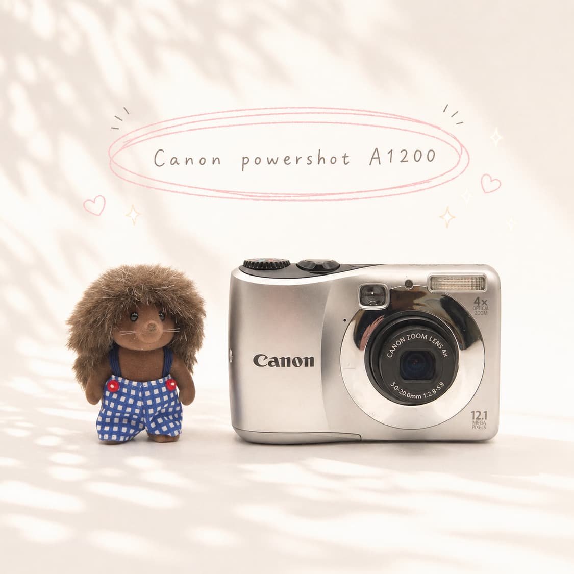 제니픽✨️캐논 파워샷 A1200 실버🩶 감성 빈티지 디카 입문 추천✨ 상품이미지1