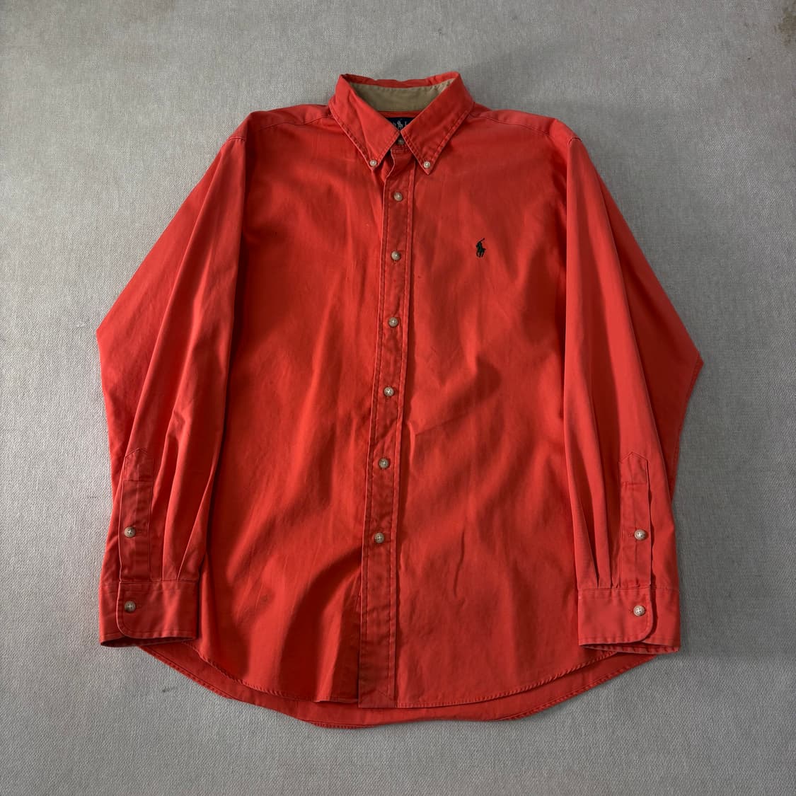 105 폴로랄프로렌 코튼 오렌지 셔츠  상품이미지1