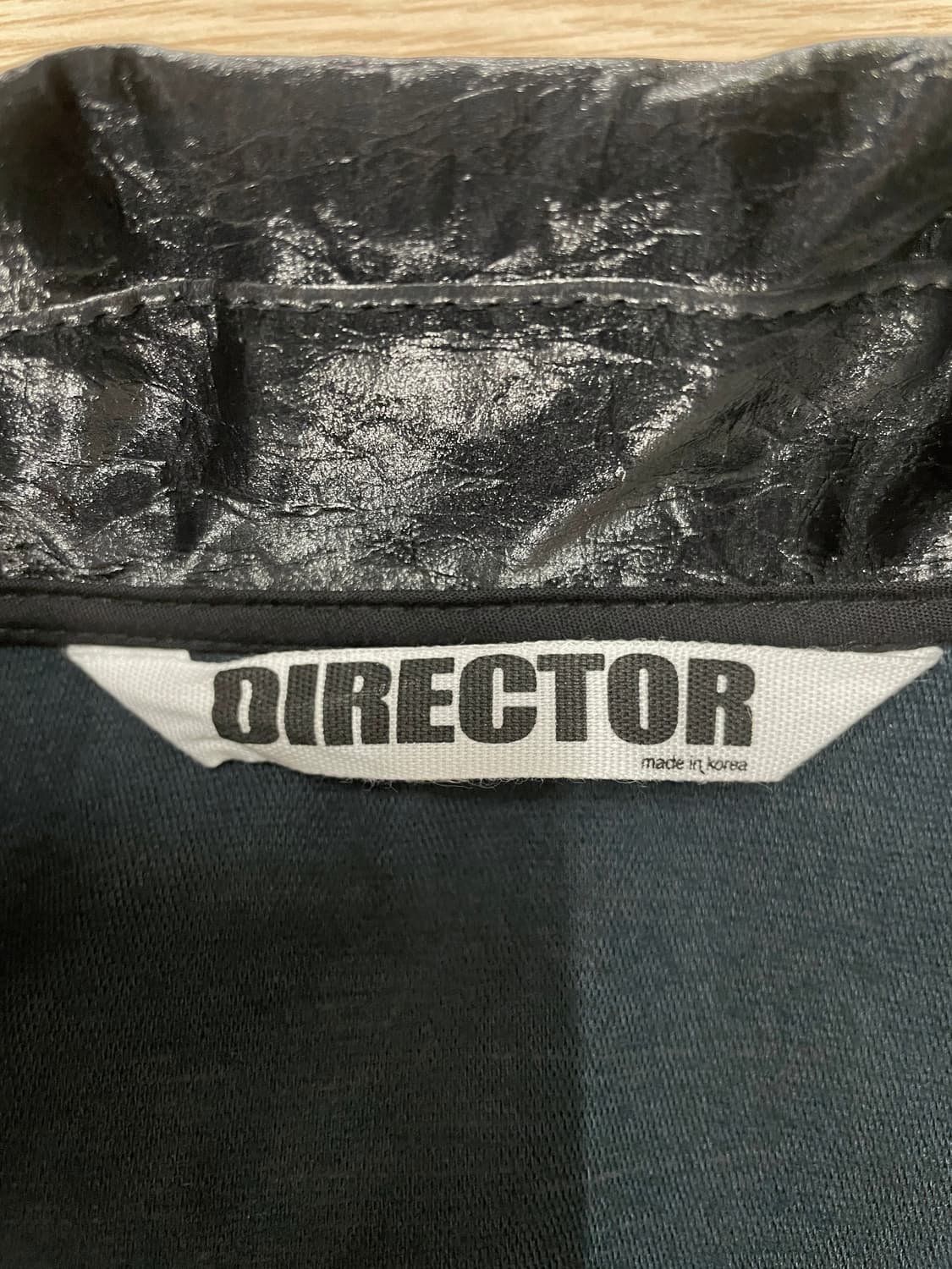 디렉터 레더 집업 자켓 블랙 상품이미지4