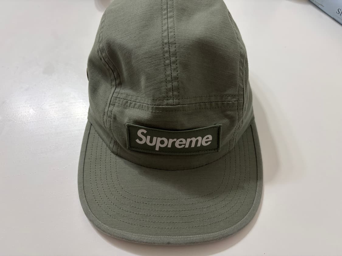 슈프림 밀리터리 캠프캡 올리브 - 25SS 상품이미지3
