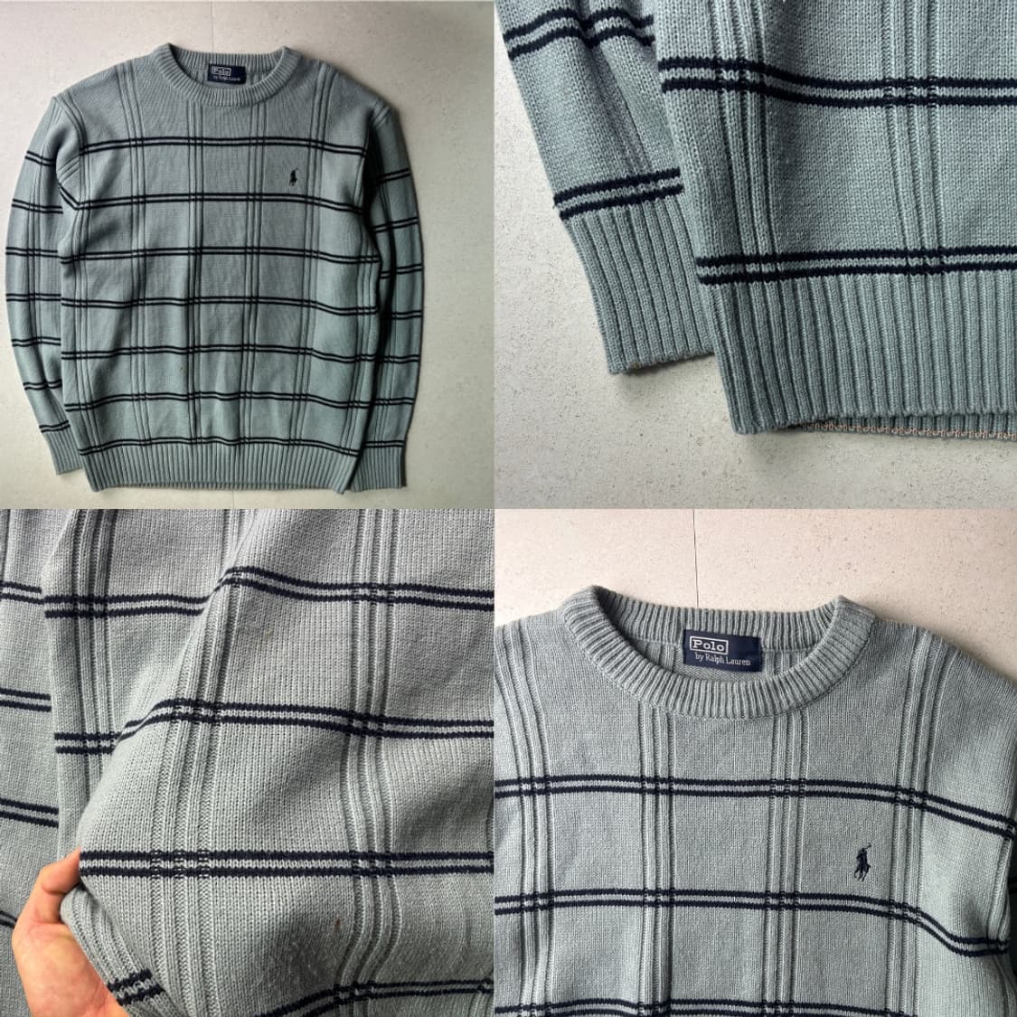 폴로 스트라이프 니트 상품이미지2