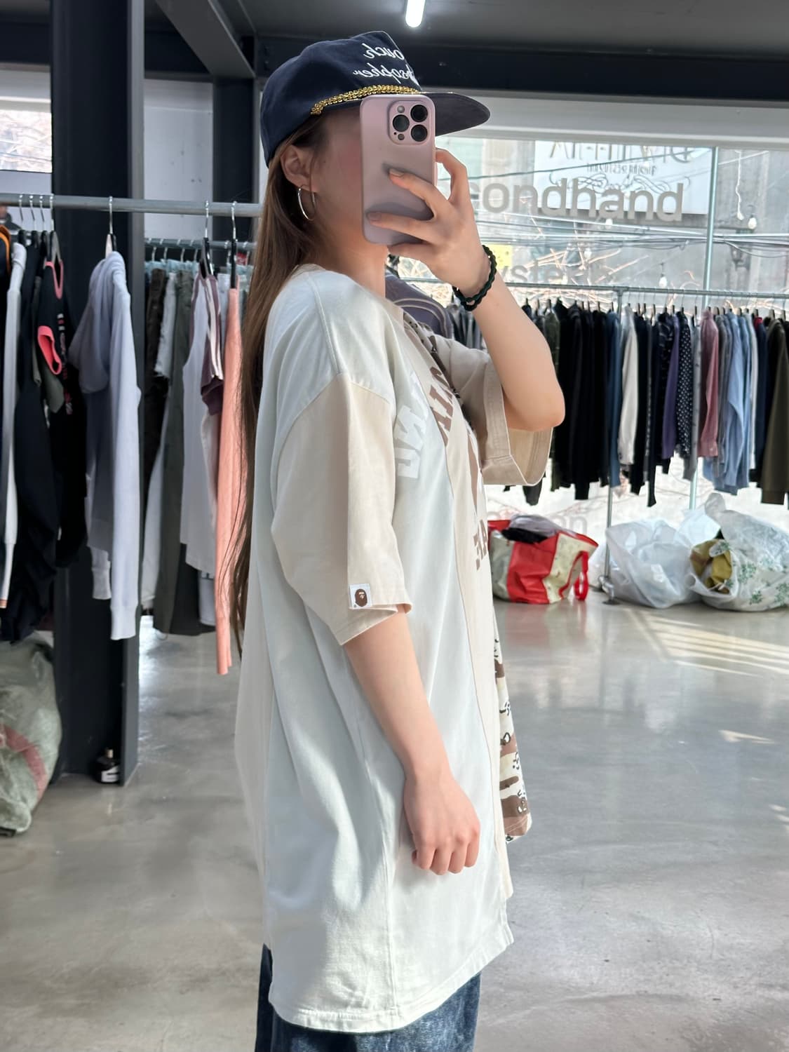 베이프 데저트 카모 사루 반팔티 상품이미지3