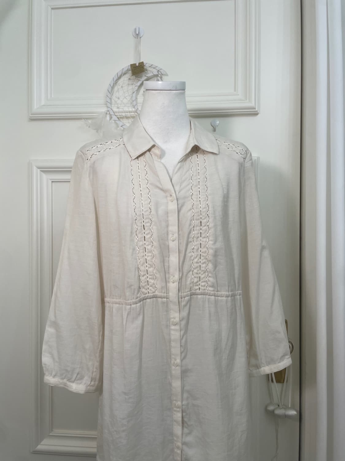 beigeivory lace mori cotton collar opc 상품이미지5