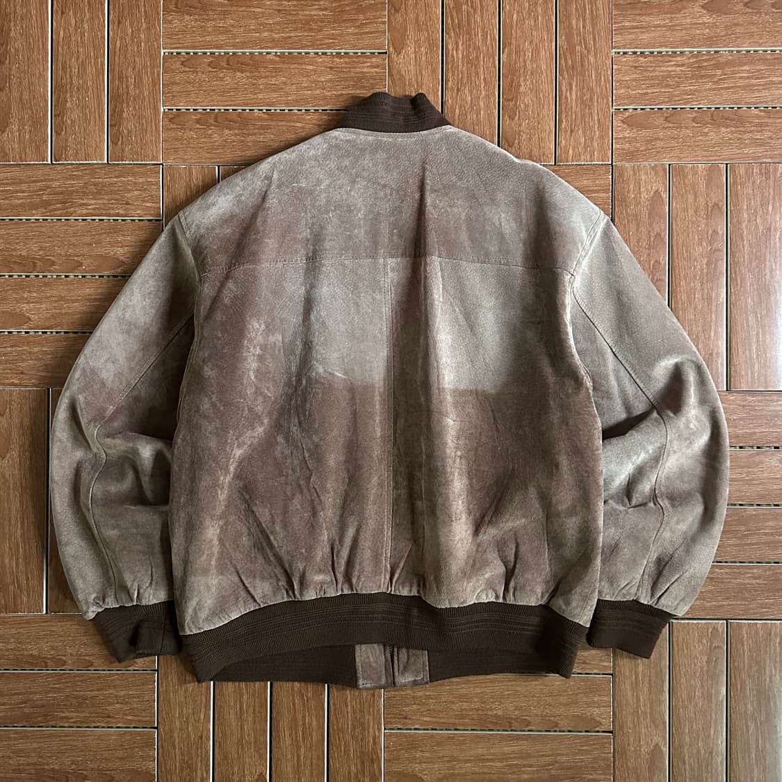 Leather master pig suede bomber jacket 상품이미지2