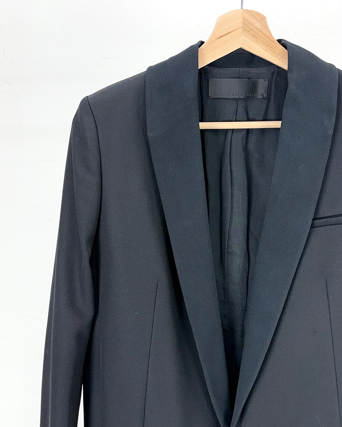 하이더아커만 블랙 암즈 숄 카라 1b 블레이저 상품이미지2