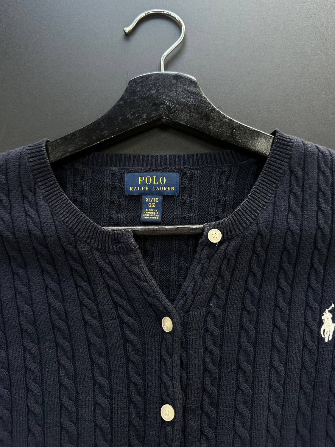 폴로랄프로렌 케이블 꽈배기 가디건 상품이미지5