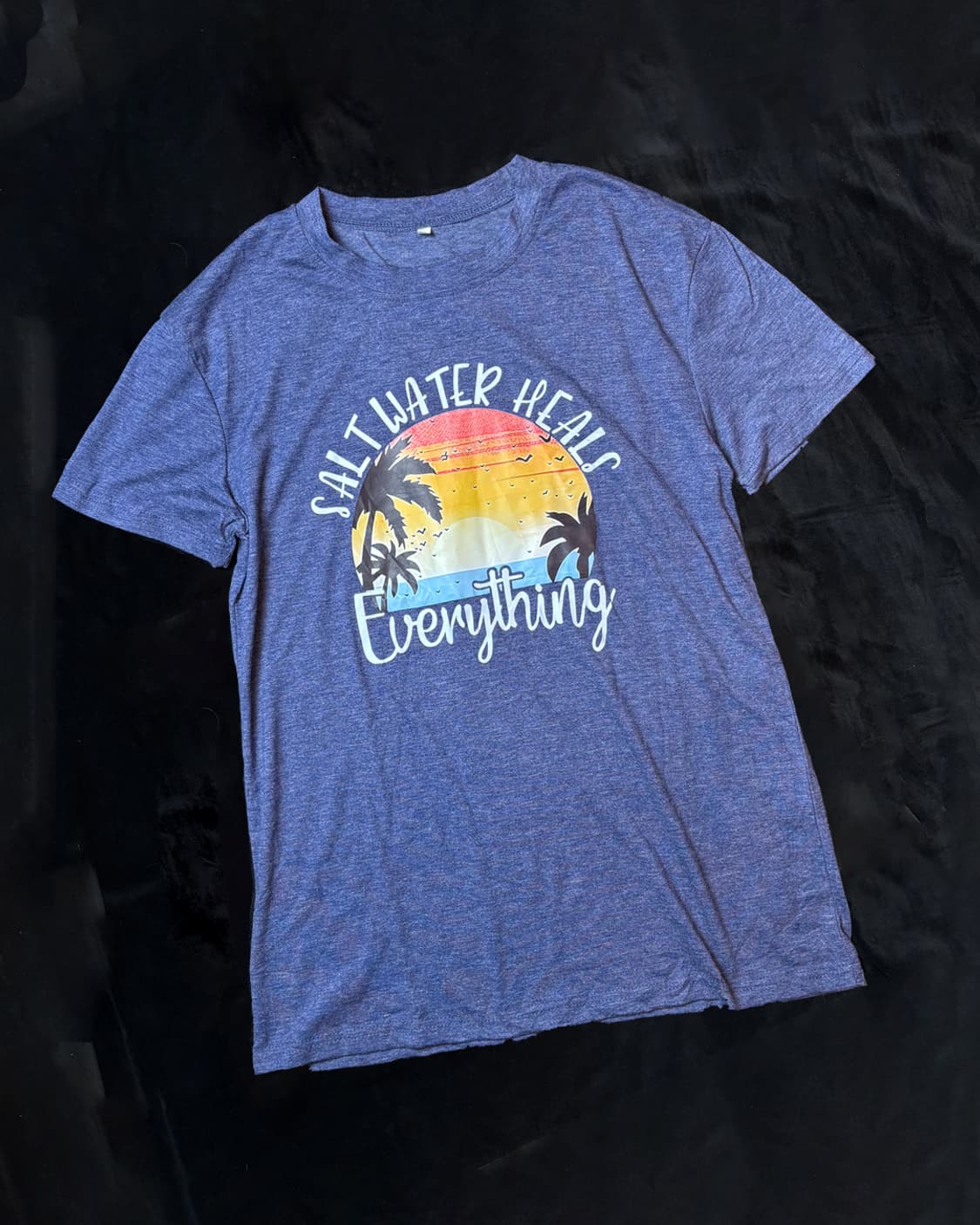 일본빈티지 해변 티셔츠 상품이미지1