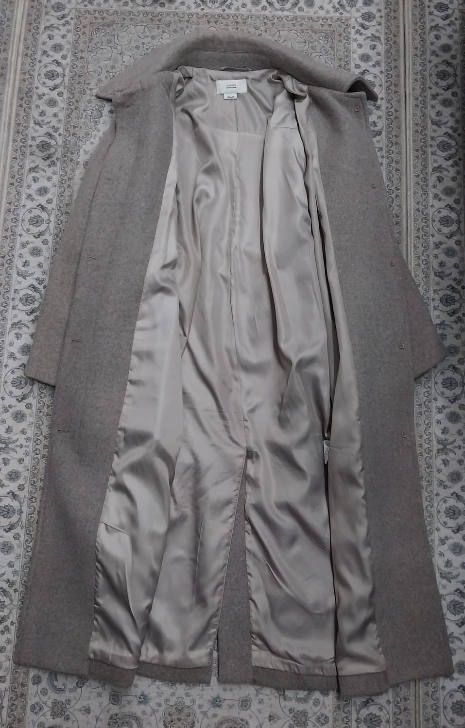 라퍼지스토어 오트밀 울 롱코트 S 상품이미지2