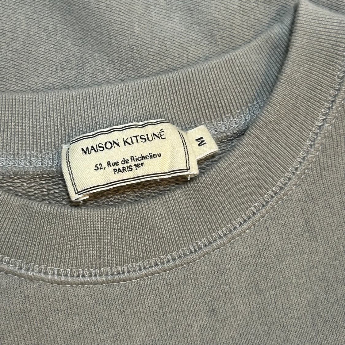 M 메종키츠네 그레이 맨투맨 상품이미지4