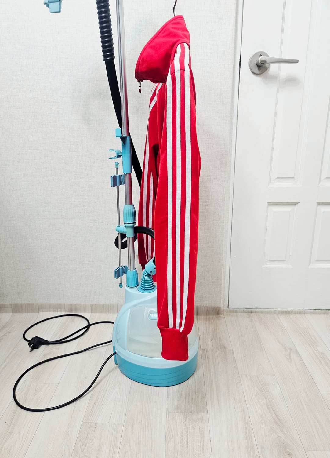 (90~95) ☆초대장급☆ 아디다스 파이어버드 백로고 [빨흰] 트랙탑져지 상품이미지4