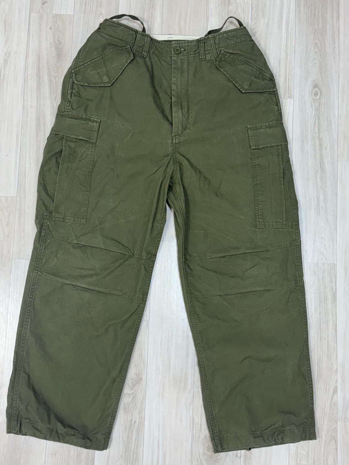 [아웃스탠딩] M-65 RIPSTOP CARGO PANTS_OLIVE 상품이미지5