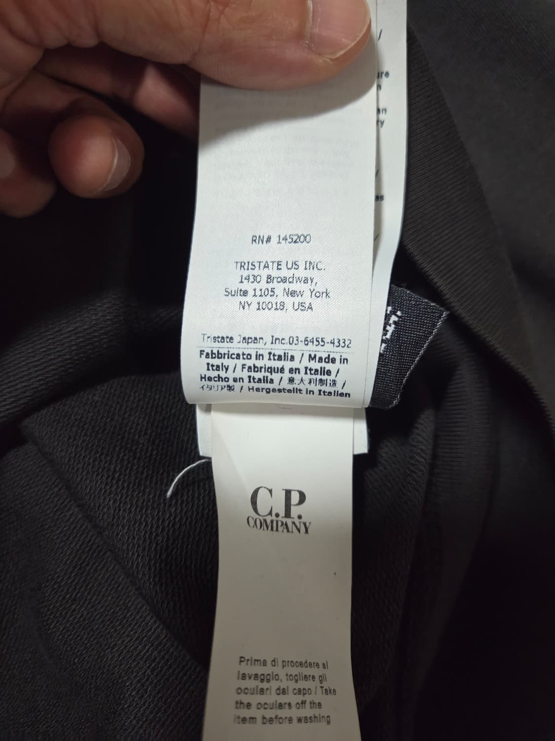 C.P컴퍼니 가먼트다잉 후드 집업 (XL) 상품이미지8